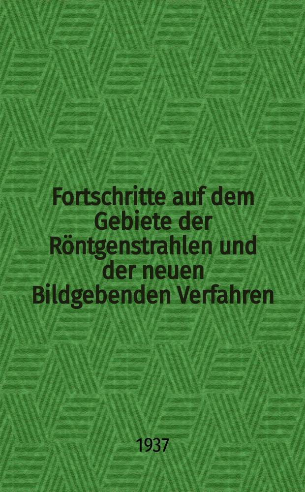 Fortschritte auf dem Gebiete der Röntgenstrahlen und der neuen Bildgebenden Verfahren : Organ der Dt. Röntgenges Organ der Österreichischen Röntgenges. Bd.56, H.2