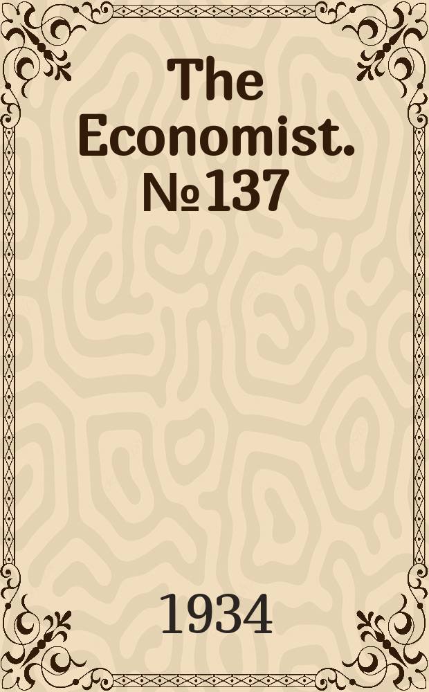 The Economist. №137