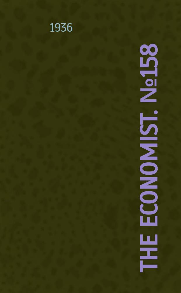 The Economist. №158