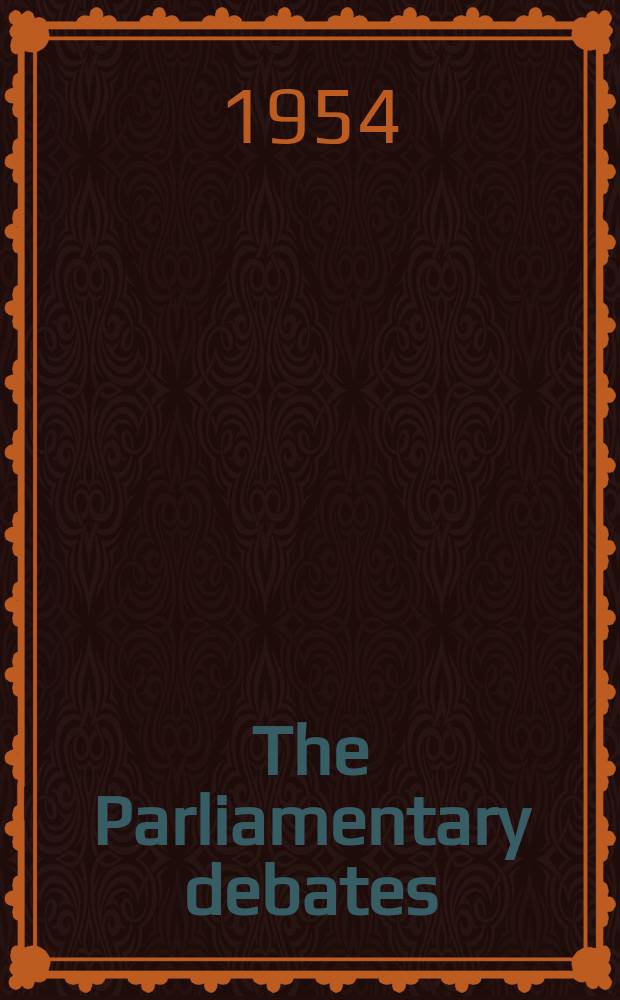 The Parliamentary debates (Hansard) : Official report ... of the ...Parliament of the United Kingdom of Great Britain and Northern Ireland. Vol.525, №78