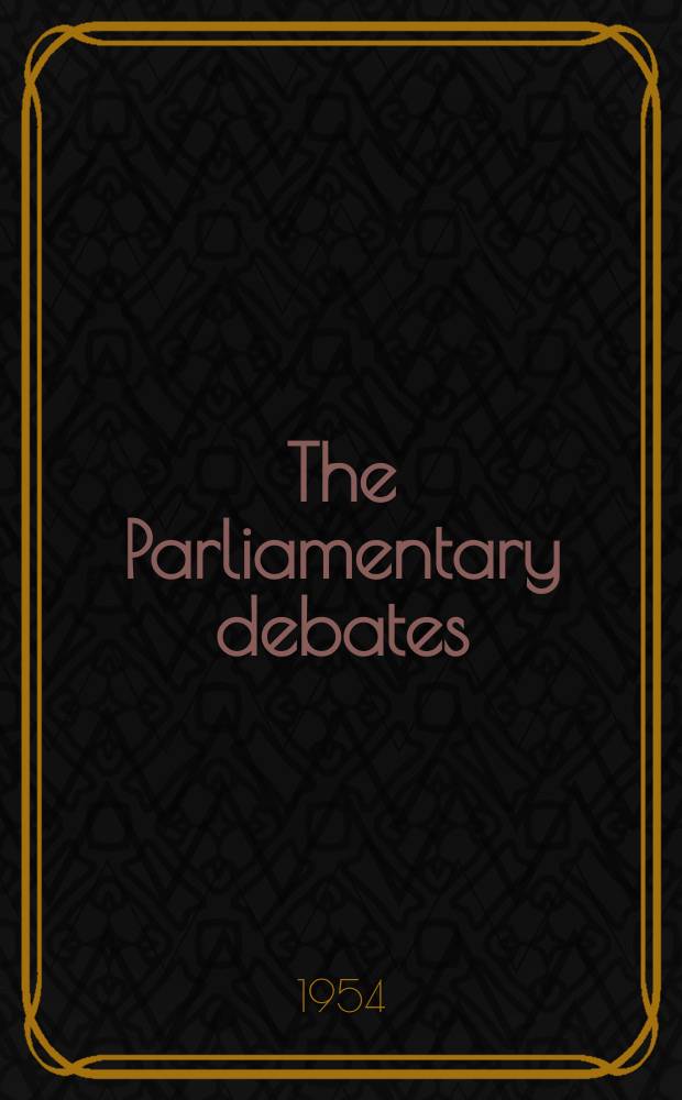 The Parliamentary debates (Hansard) : Official report ... of the ...Parliament of the United Kingdom of Great Britain and Northern Ireland. Vol.525, №86