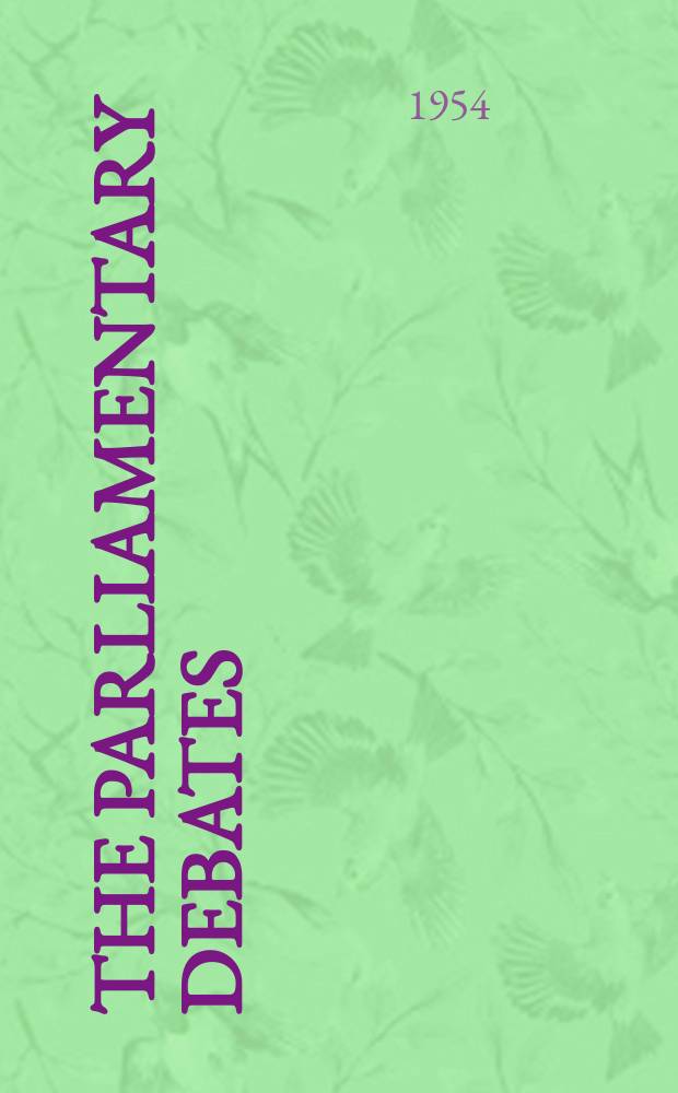 The Parliamentary debates (Hansard) : Official report ... of the ...Parliament of the United Kingdom of Great Britain and Northern Ireland. Vol.526, №89