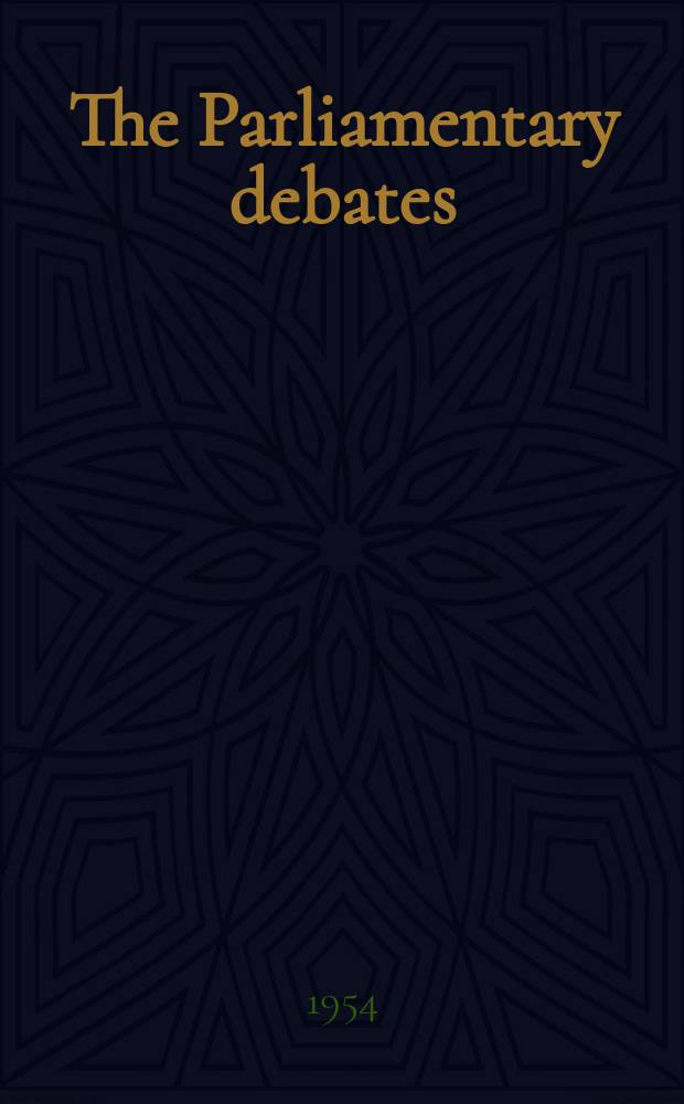The Parliamentary debates (Hansard) : Official report ... of the ...Parliament of the United Kingdom of Great Britain and Northern Ireland. Vol.527, №104