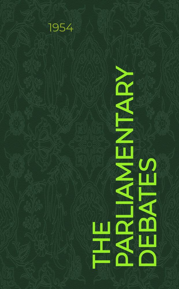 The Parliamentary debates (Hansard) : Official report ... of the ...Parliament of the United Kingdom of Great Britain and Northern Ireland. Vol.530, №147