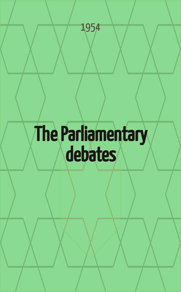 The Parliamentary debates (Hansard) : Official report ... of the ...Parliament of the United Kingdom of Great Britain and Northern Ireland. Vol.523, №45