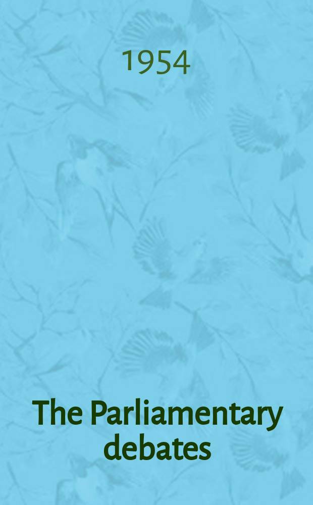 The Parliamentary debates (Hansard) : Official report ... of the ...Parliament of the United Kingdom of Great Britain and Northern Ireland. Vol.526, №92