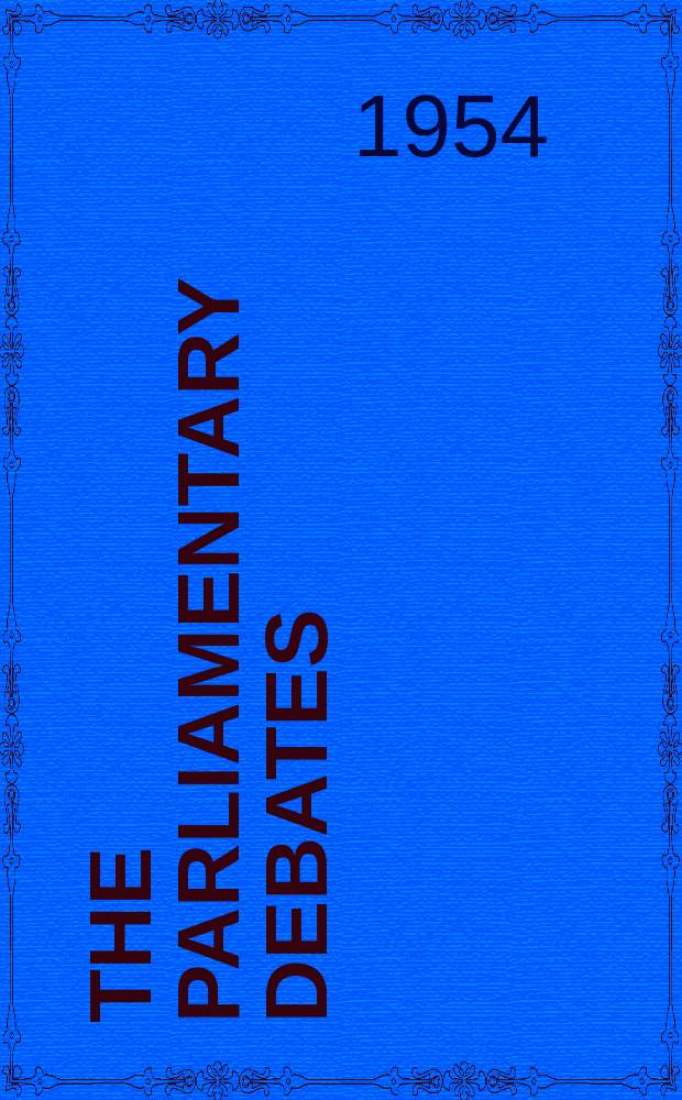 The Parliamentary debates (Hansard) : Official report ... of the ...Parliament of the United Kingdom of Great Britain and Northern Ireland. Vol.528, №124