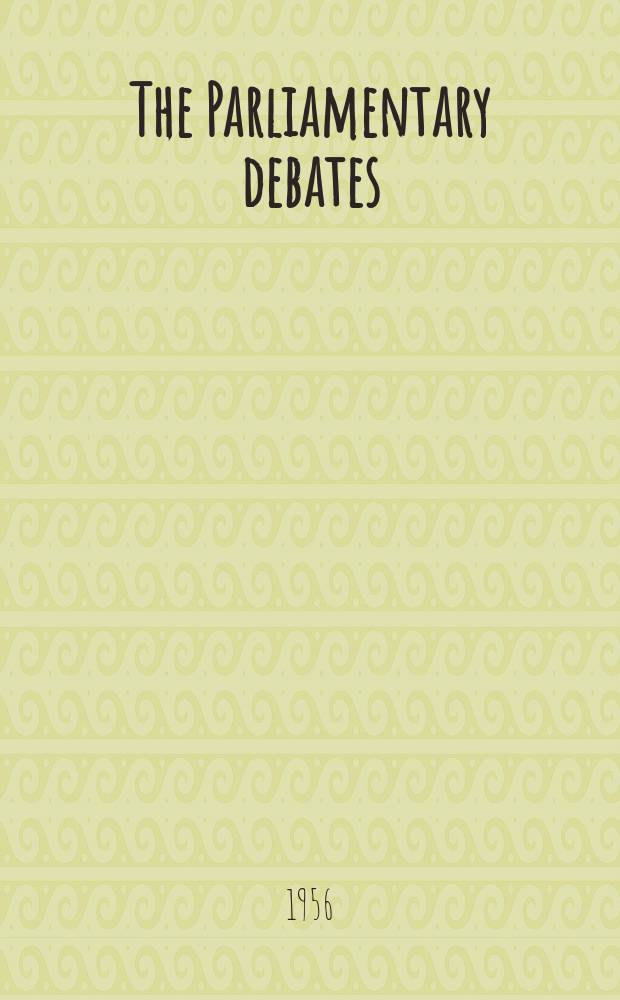 The Parliamentary debates (Hansard) : Official report ... of the ...Parliament of the United Kingdom of Great Britain and Northern Ireland. Vol.550, №123