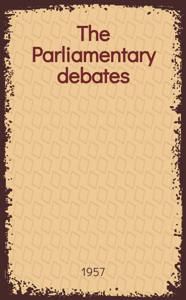 The Parliamentary debates (Hansard) : Official report ... of the ...Parliament of the United Kingdom of Great Britain and Northern Ireland. Vol.568, №86