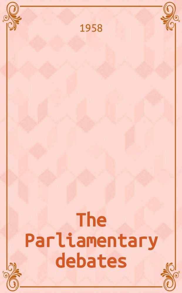 The Parliamentary debates (Hansard) : Official report ... of the ...Parliament of the United Kingdom of Great Britain and Northern Ireland. Vol.589, №124