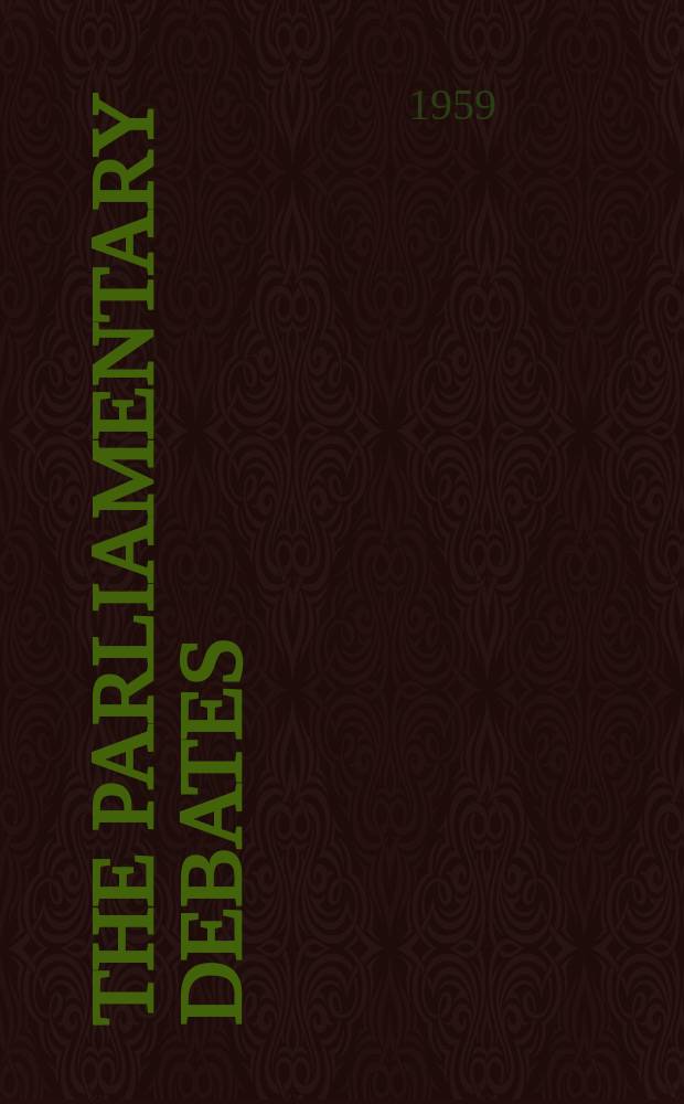 The Parliamentary debates (Hansard) : Official report ... of the ...Parliament of the United Kingdom of Great Britain and Northern Ireland. Vol.598, №41