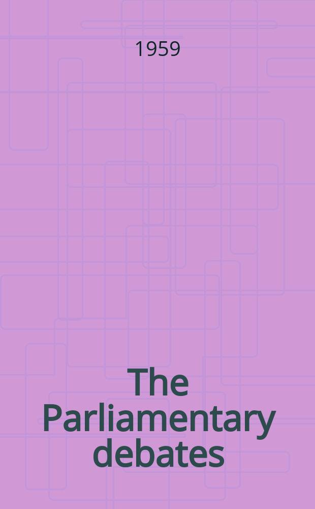The Parliamentary debates (Hansard) : Official report ... of the ...Parliament of the United Kingdom of Great Britain and Northern Ireland. Vol.605, №110