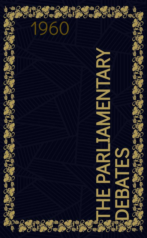 The Parliamentary debates (Hansard) : Official report ... of the ...Parliament of the United Kingdom of Great Britain and Northern Ireland. Vol.623, №112