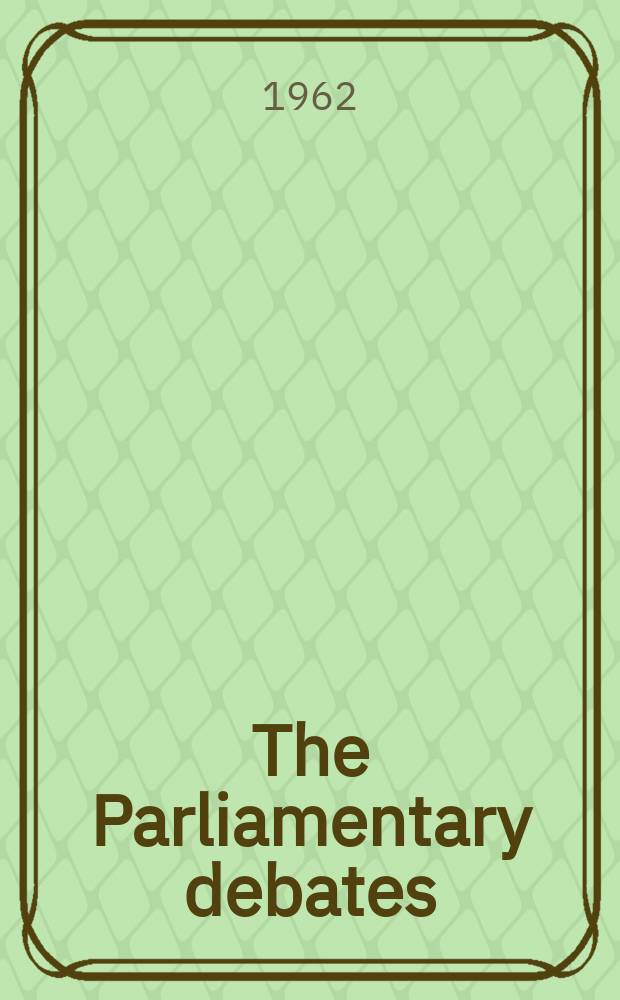 The Parliamentary debates (Hansard) : Official report ... of the ...Parliament of the United Kingdom of Great Britain and Northern Ireland. Vol.655, №68