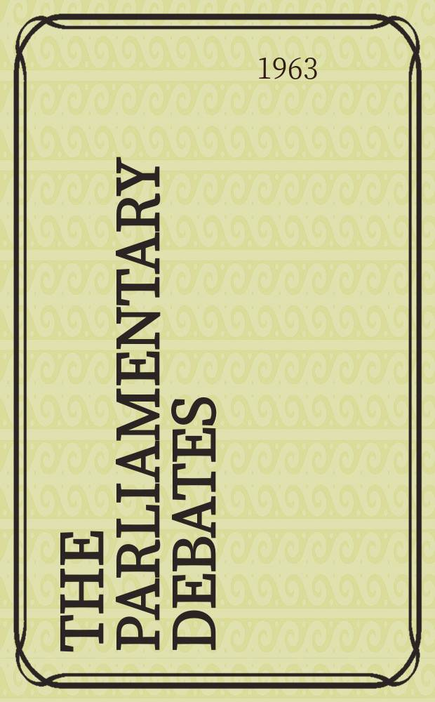 The Parliamentary debates (Hansard) : Official report ... of the ...Parliament of the United Kingdom of Great Britain and Northern Ireland. Vol.675, №95