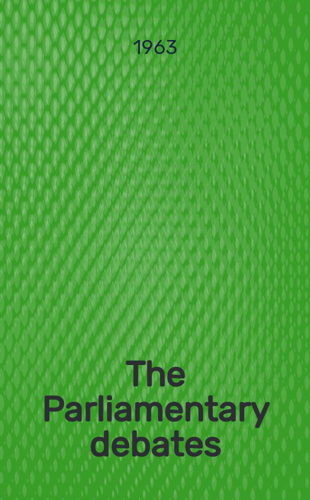 The Parliamentary debates (Hansard) : Official report ... of the ...Parliament of the United Kingdom of Great Britain and Northern Ireland. Vol.676, №101