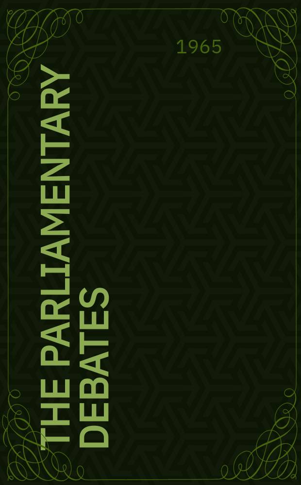 The Parliamentary debates (Hansard) : Official report ... of the ...Parliament of the United Kingdom of Great Britain and Northern Ireland. Vol.720, №8