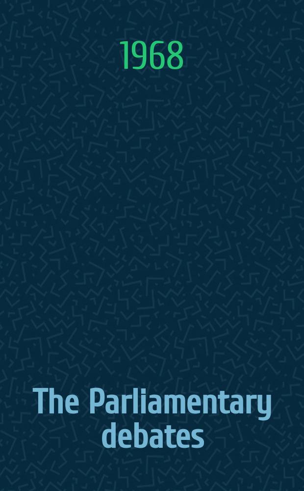 The Parliamentary debates (Hansard) : Official report ... of the ...Parliament of the United Kingdom of Great Britain and Northern Ireland. Vol.774, №26