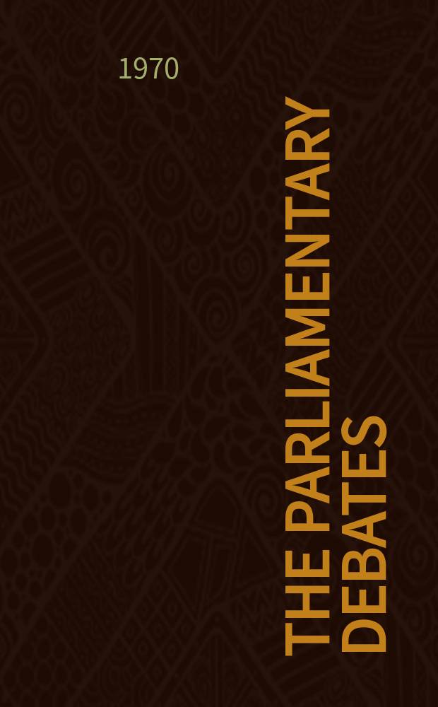 The Parliamentary debates (Hansard) : Official report ... of the ...Parliament of the United Kingdom of Great Britain and Northern Ireland. Vol.798, №81