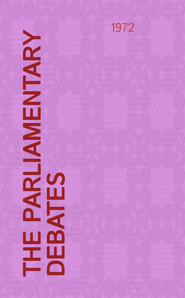 The Parliamentary debates (Hansard) : Official report ... of the ...Parliament of the United Kingdom of Great Britain and Northern Ireland. Vol.835, №101