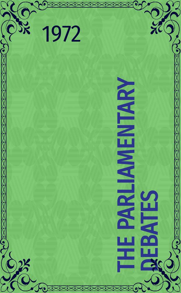 The Parliamentary debates (Hansard) : Official report ... of the ...Parliament of the United Kingdom of Great Britain and Northern Ireland. Vol.836, №113