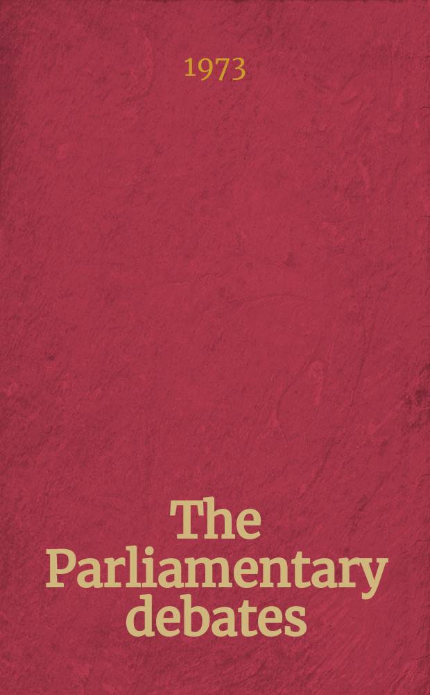 The Parliamentary debates (Hansard) : Official report ... of the ...Parliament of the United Kingdom of Great Britain and Northern Ireland. Vol.857, №127