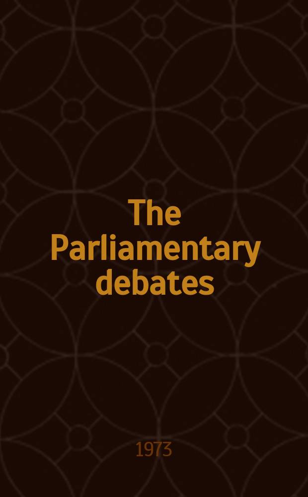 The Parliamentary debates (Hansard) : Official report ... of the ...Parliament of the United Kingdom of Great Britain and Northern Ireland. Vol.866, №35