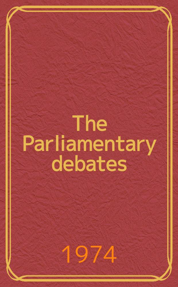 The Parliamentary debates (Hansard) : Official report ... of the ...Parliament of the United Kingdom of Great Britain and Northern Ireland. Vol.870, №7