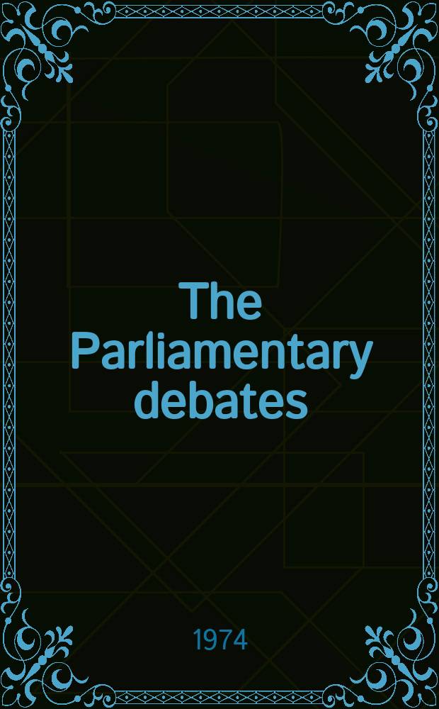 The Parliamentary debates (Hansard) : Official report ... of the ...Parliament of the United Kingdom of Great Britain and Northern Ireland. Vol.873, №35
