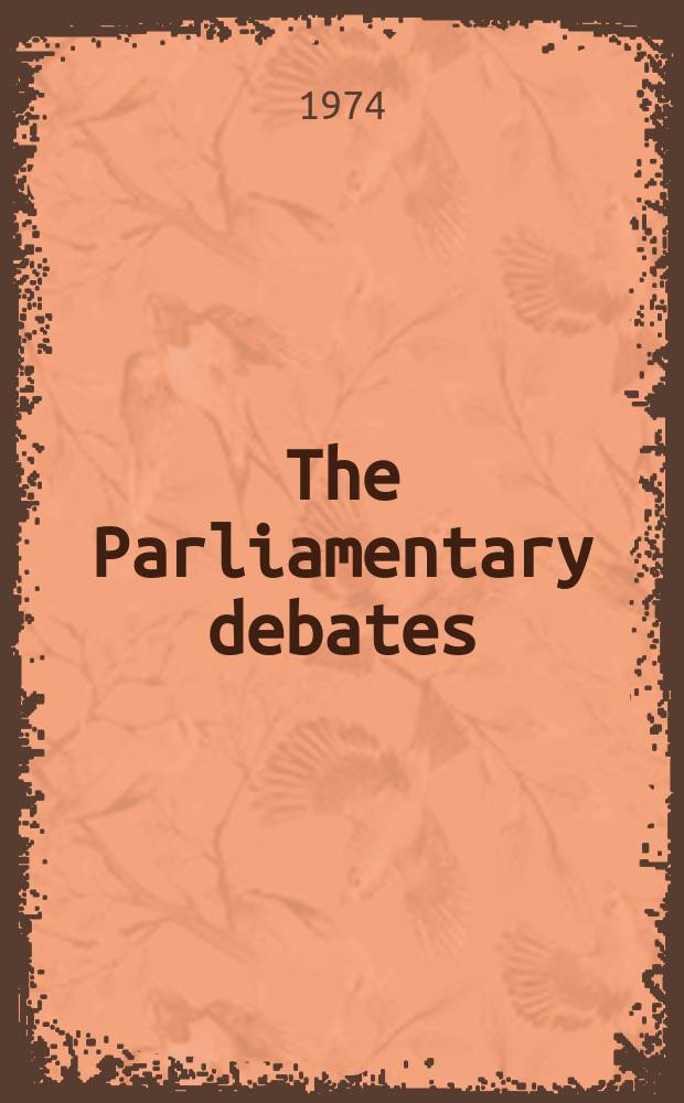 The Parliamentary debates (Hansard) : Official report ... of the ...Parliament of the United Kingdom of Great Britain and Northern Ireland. Vol.878, №85