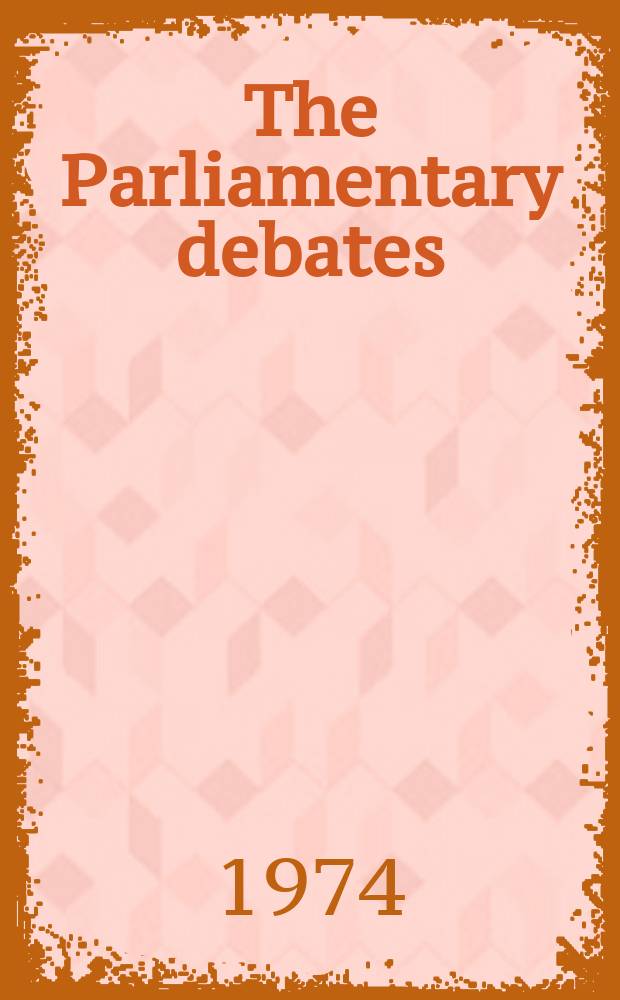 The Parliamentary debates (Hansard) : Official report ... of the ...Parliament of the United Kingdom of Great Britain and Northern Ireland. Vol.880, №12