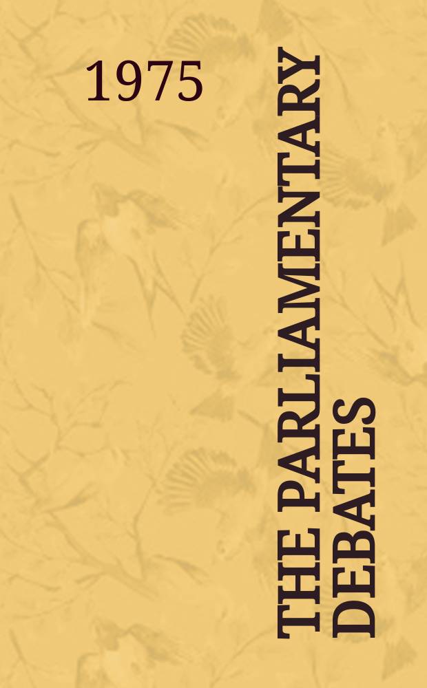 The Parliamentary debates (Hansard) : Official report ... of the ...Parliament of the United Kingdom of Great Britain and Northern Ireland. Vol.884, №44