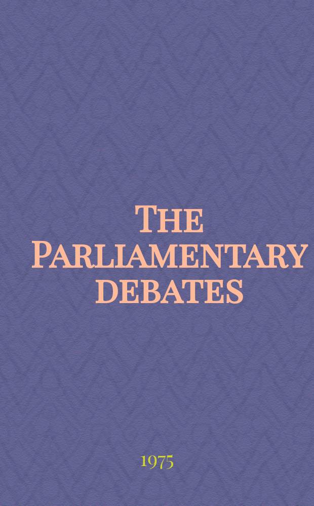 The Parliamentary debates (Hansard) : Official report ... of the ...Parliament of the United Kingdom of Great Britain and Northern Ireland. Vol.890, №110