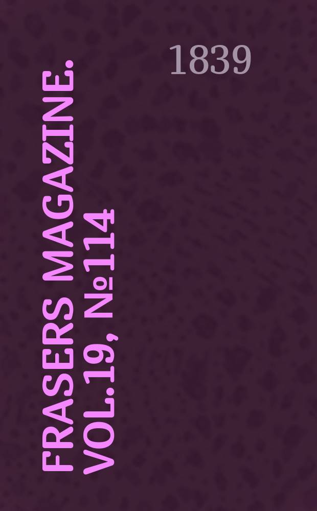 Frasers magazine. Vol.19, №114