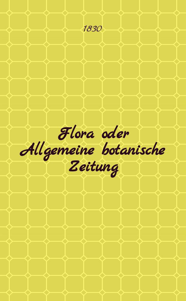 Flora oder Allgemeine botanische Zeitung : Hrsg. von der k. Bayer. botanischen Gesellschaft zu Regensburg. Jg.13 1830, Bd.1, №19