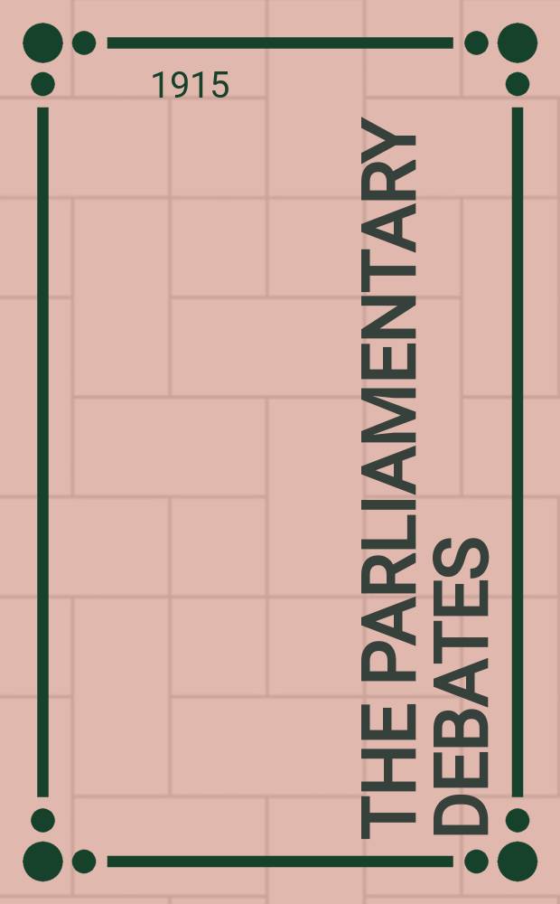 The Parliamentary debates (Hansard) : Official report ... of the ...Parliament of the United Kingdom of Great Britain and Northern Ireland. Vol.69, №14