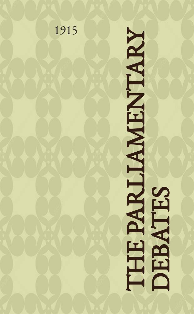 The Parliamentary debates (Hansard) : Official report ... of the ...Parliament of the United Kingdom of Great Britain and Northern Ireland. Vol.74, №103