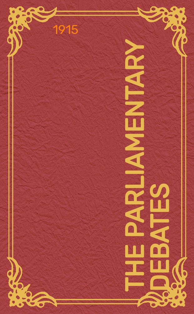 The Parliamentary debates (Hansard) : Official report ... of the ...Parliament of the United Kingdom of Great Britain and Northern Ireland. Vol.75, №109