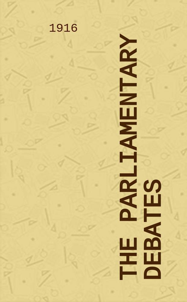 The Parliamentary debates (Hansard) : Official report ... of the ...Parliament of the United Kingdom of Great Britain and Northern Ireland. Vol.80, №6