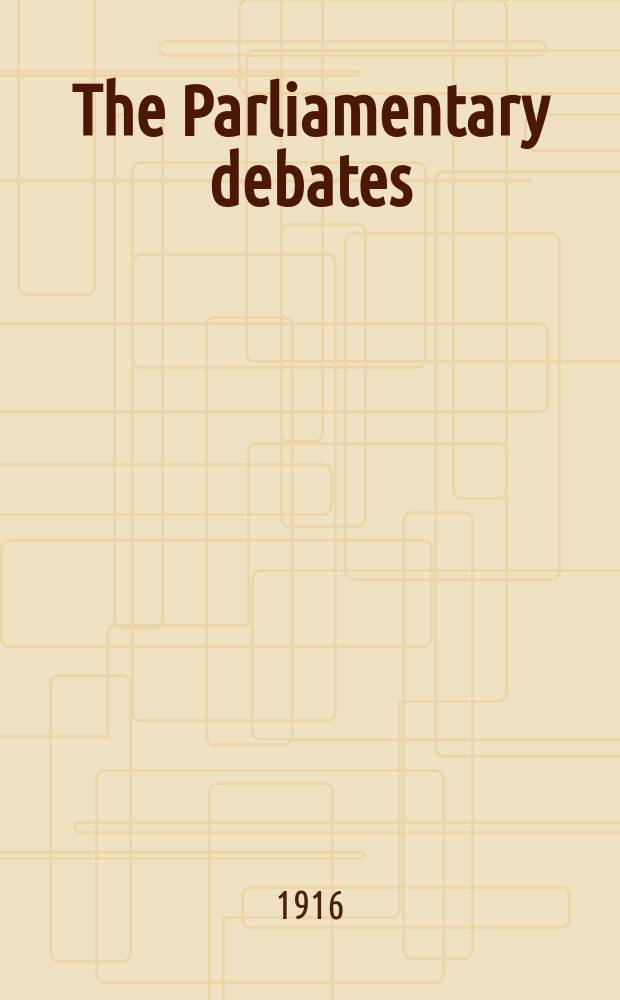 The Parliamentary debates (Hansard) : Official report ... of the ...Parliament of the United Kingdom of Great Britain and Northern Ireland. Vol.86, №93