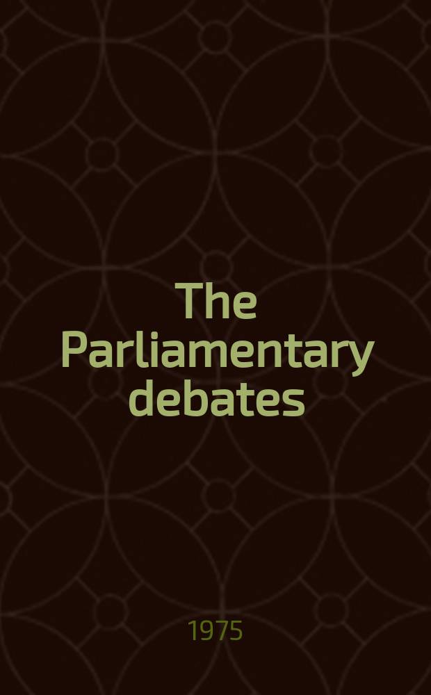 The Parliamentary debates (Hansard) : Official report ... of the ...Parliament of the United Kingdom of Great Britain and Northern Ireland. Vol.895, №162