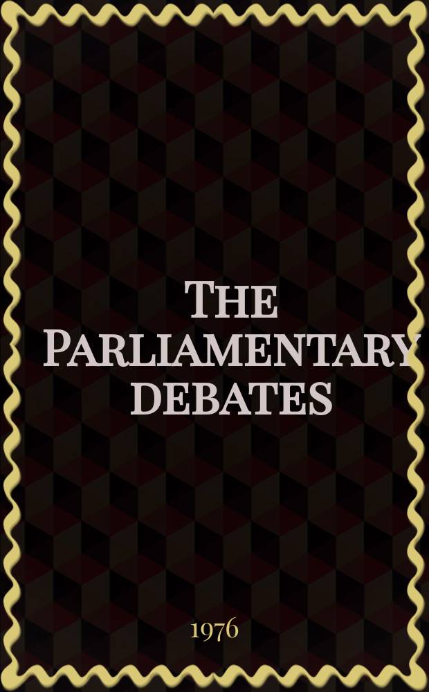 The Parliamentary debates (Hansard) : Official report ... of the ...Parliament of the United Kingdom of Great Britain and Northern Ireland. Vol.907, №71