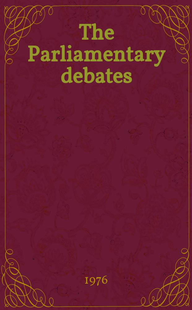 The Parliamentary debates (Hansard) : Official report ... of the ...Parliament of the United Kingdom of Great Britain and Northern Ireland. Vol.913, №129