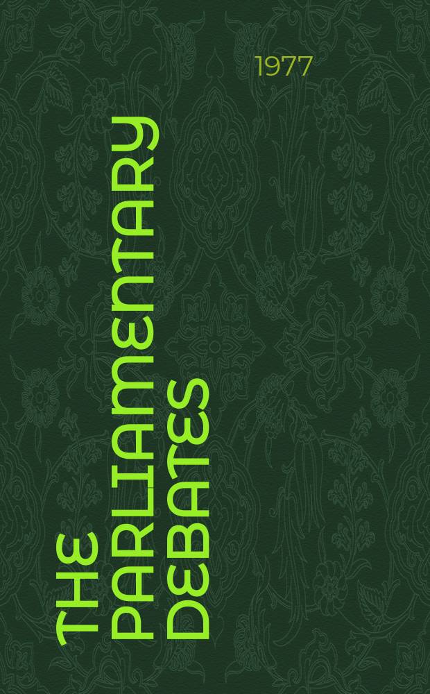The Parliamentary debates (Hansard) : Official report ... of the ...Parliament of the United Kingdom of Great Britain and Northern Ireland. Vol.929, №81