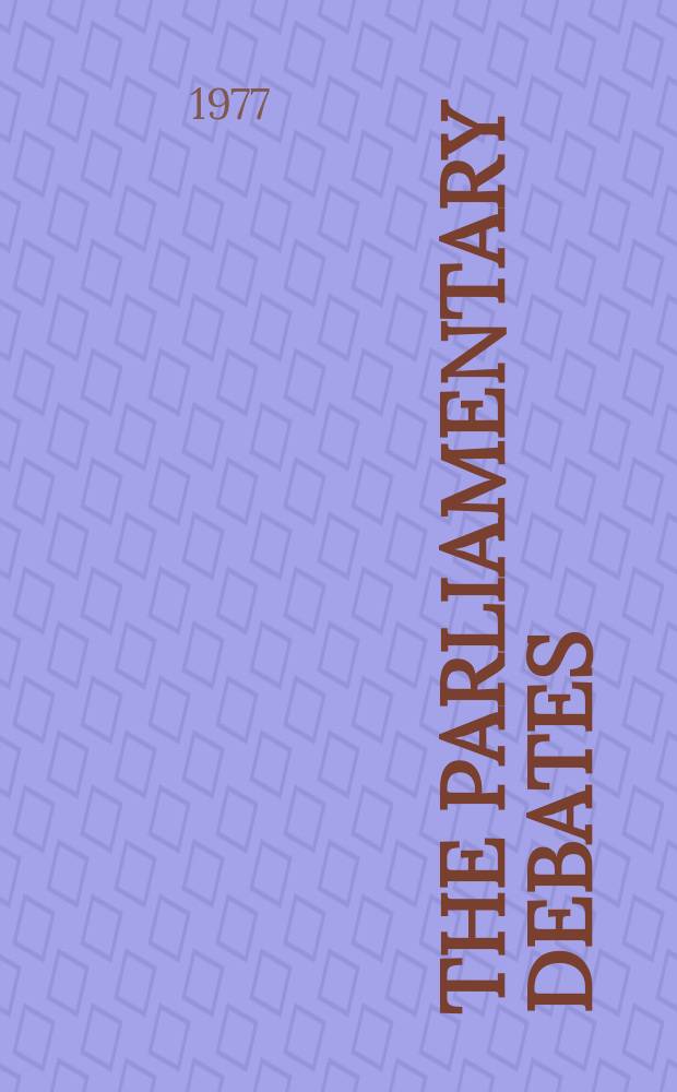 The Parliamentary debates (Hansard) : Official report ... of the ...Parliament of the United Kingdom of Great Britain and Northern Ireland. Vol.939, №9