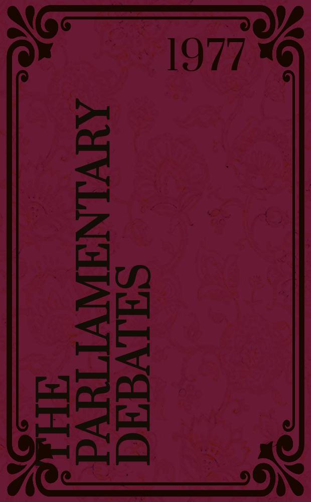 The Parliamentary debates (Hansard) : Official report ... of the ...Parliament of the United Kingdom of Great Britain and Northern Ireland. Vol.940, №19