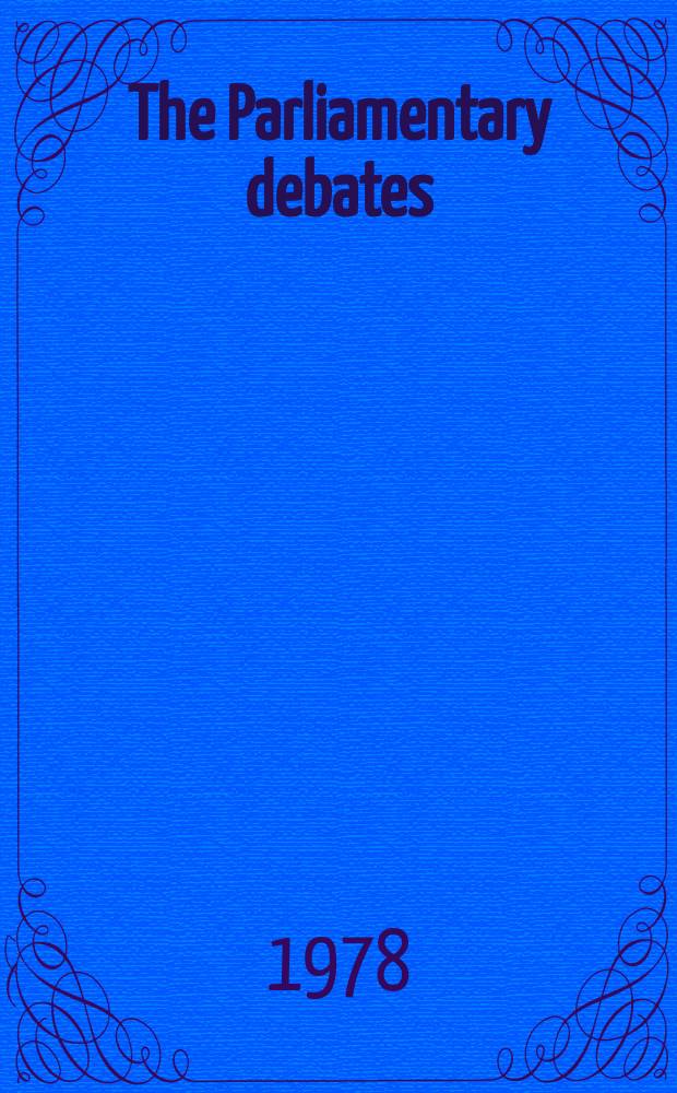 The Parliamentary debates (Hansard) : Official report ... of the ...Parliament of the United Kingdom of Great Britain and Northern Ireland. Vol.944, №67