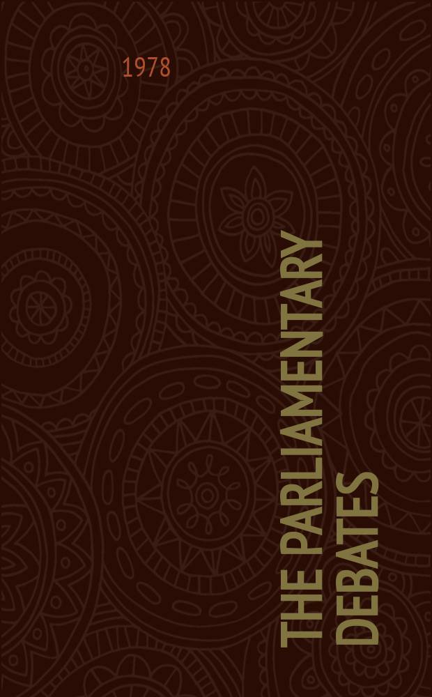 The Parliamentary debates (Hansard) : Official report ... of the ...Parliament of the United Kingdom of Great Britain and Northern Ireland. Vol.955, №168