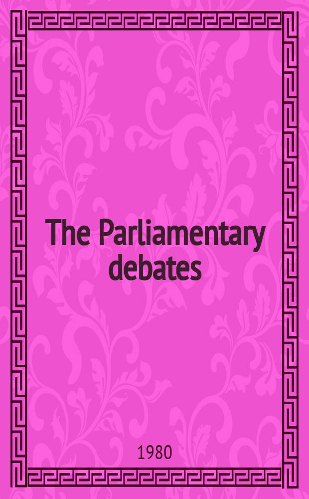 The Parliamentary debates (Hansard) : Official report ... of the ...Parliament of the United Kingdom of Great Britain and Northern Ireland. Vol.982, №149