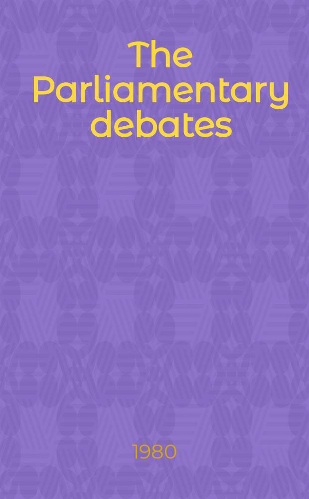 The Parliamentary debates (Hansard) : Official report ... of the ...Parliament of the United Kingdom of Great Britain and Northern Ireland. Vol.983, №163